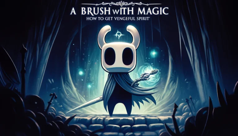 A-Brush-With-Magic-Vengeful Spirit-in-hollow-knight